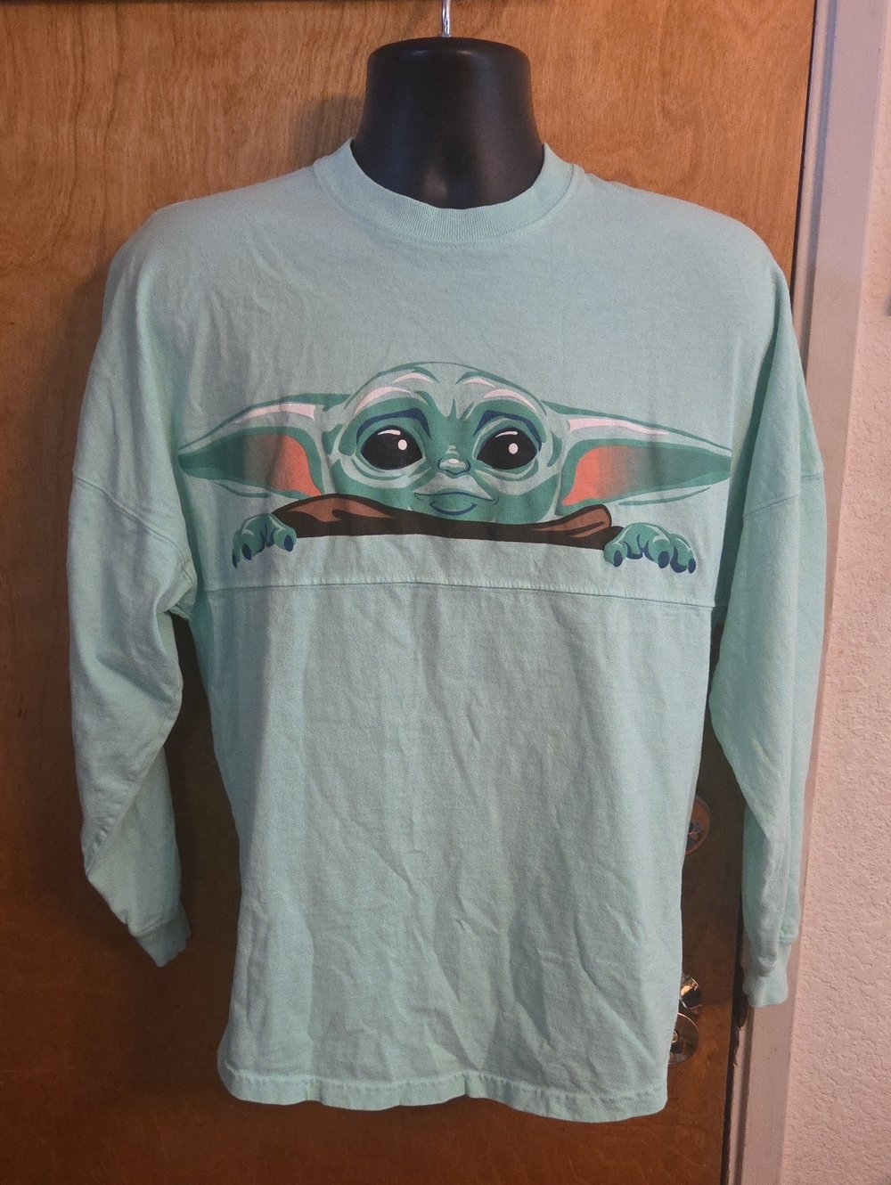 Disney Spirit Jersey Star Wars Baby Yoda Grogu Size XS